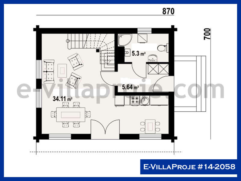 Modell 14-2058 — 134 m², 2 Geschosse thumbnail 2