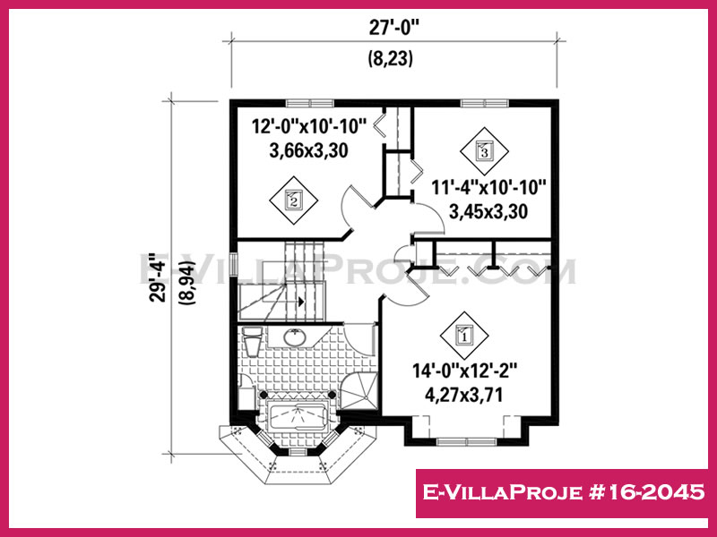 Model 16-2045 — 134 m², 2 Kat thumbnail 3