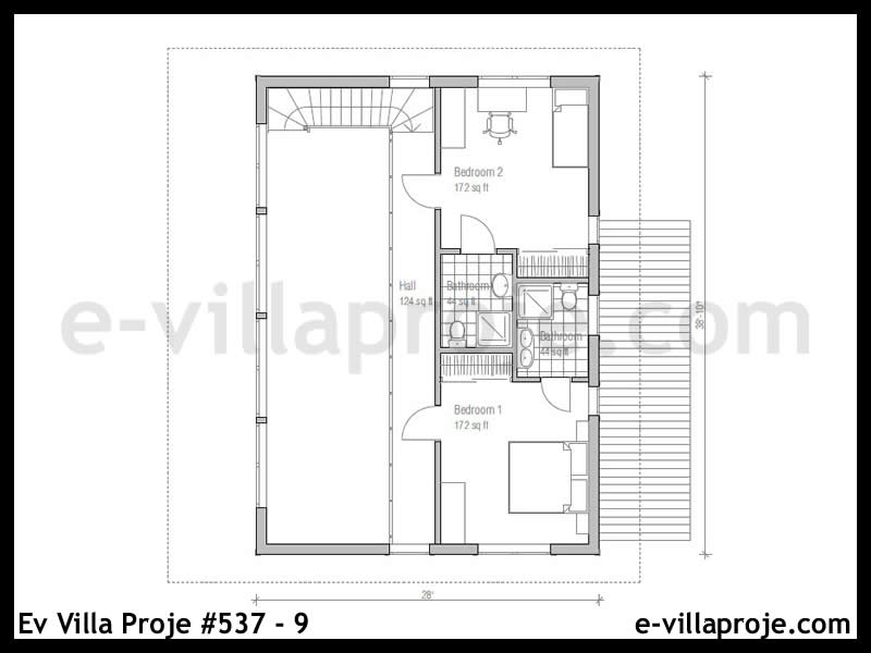Model p-1953 — 134 m², 2 Kat thumbnail 3