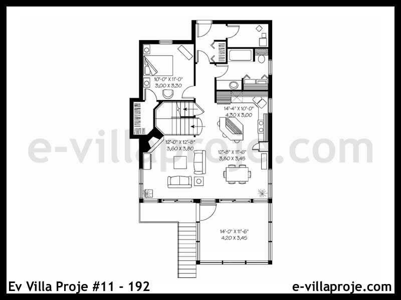 Modell 11-192 — 134 m², 2 Geschosse thumbnail 2