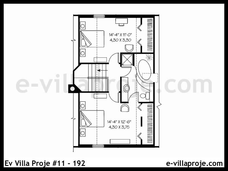 Modell 11-192 — 134 m², 2 Geschosse thumbnail 3