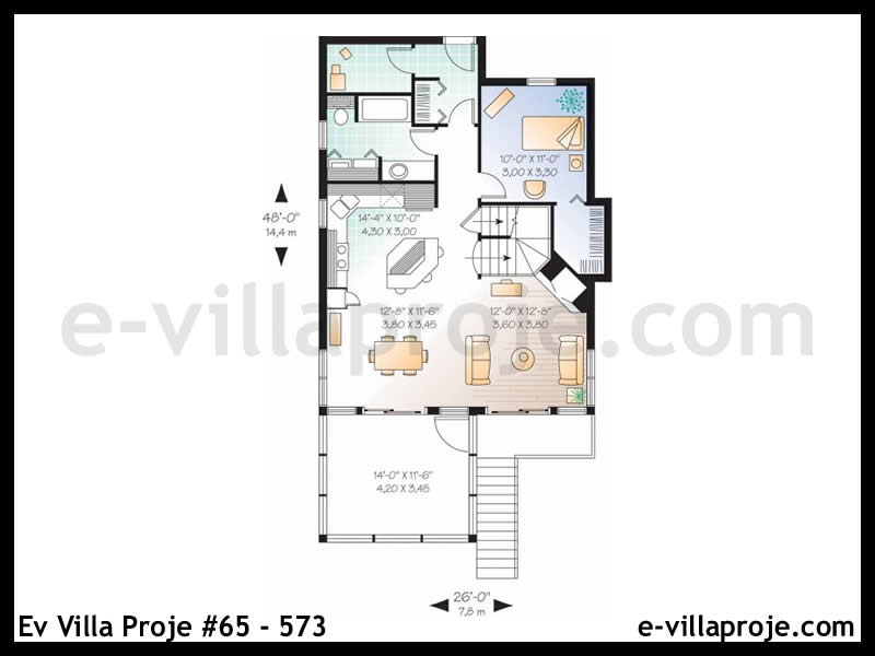 Model 65-573 — 134 m², 2 Kat thumbnail 2