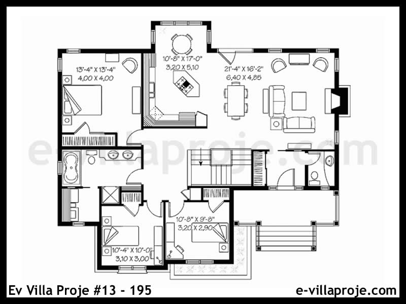 Model 13-195 — 135 m², 1 storey thumbnail 2
