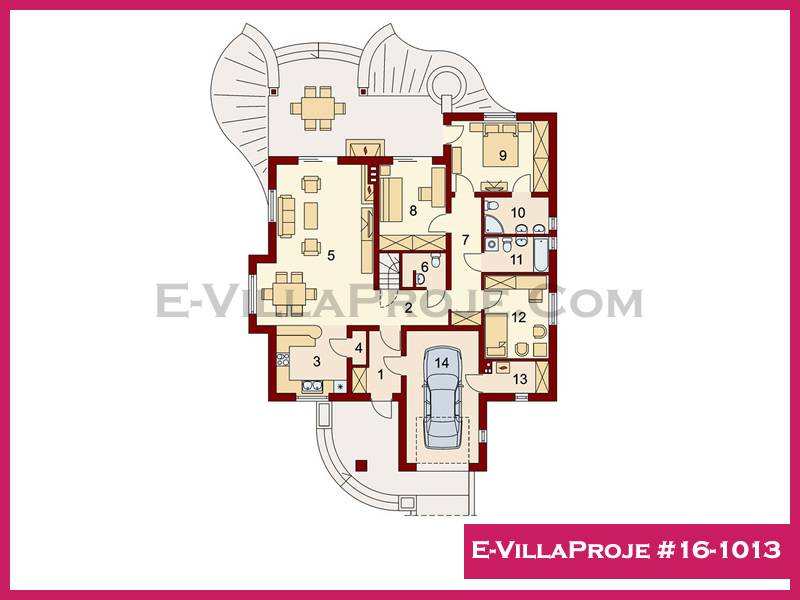Model 16-1013 — 135 m², 1 Kat thumbnail 2