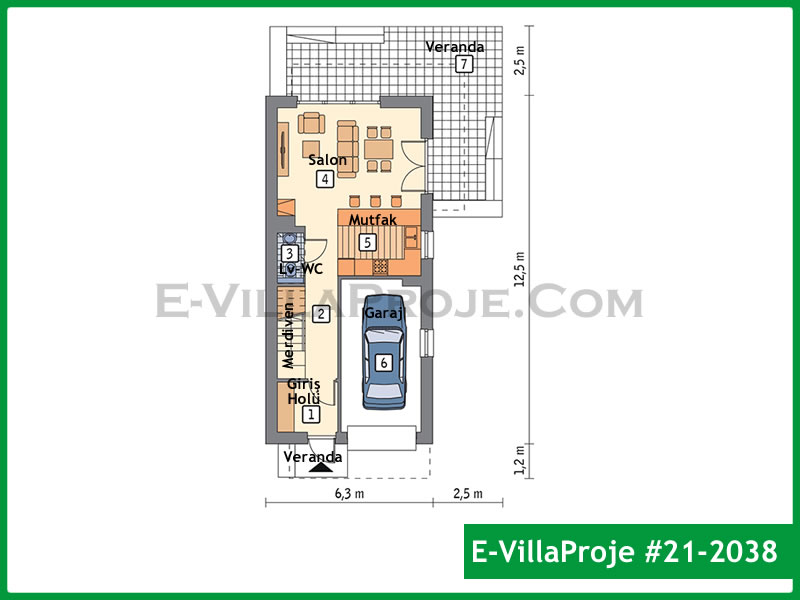 Modell 21-2038 — 137 m², 2 Geschosse thumbnail 2