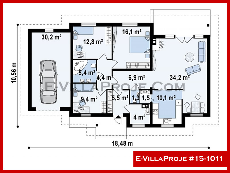 Model 15-1011 — 137 m², 1 Kat thumbnail 2
