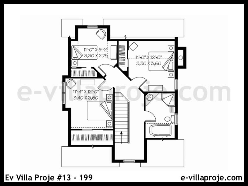 Modell 13-199 — 138 m², 2 Geschosse thumbnail 3