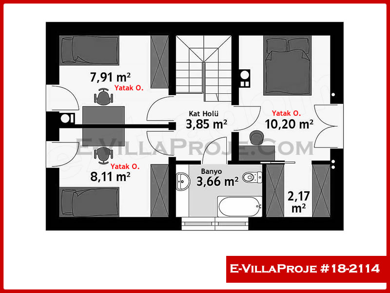 Model 18-2114 — 138 m², 2 storeys thumbnail 3