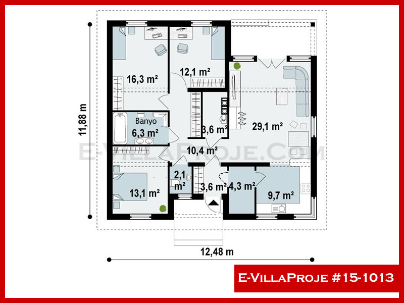 Model 15-1013 — 138 m², 1 Kat thumbnail 2