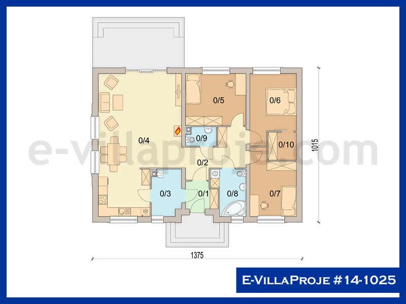 Modell 14-1025 — 138 m², 1 Geschoss thumbnail 2