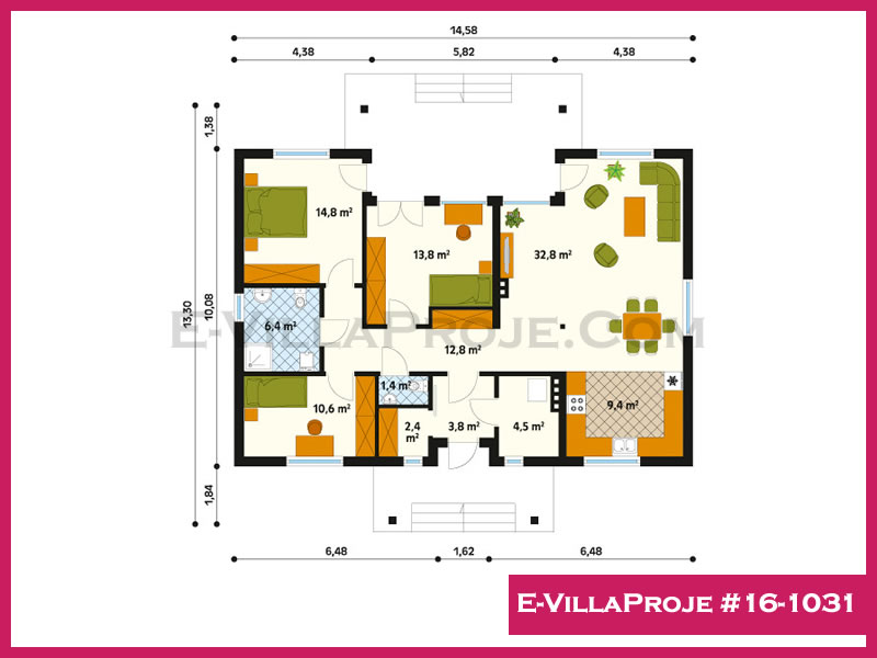 Model 16-1031 — 139 m², 1 Kat thumbnail 2