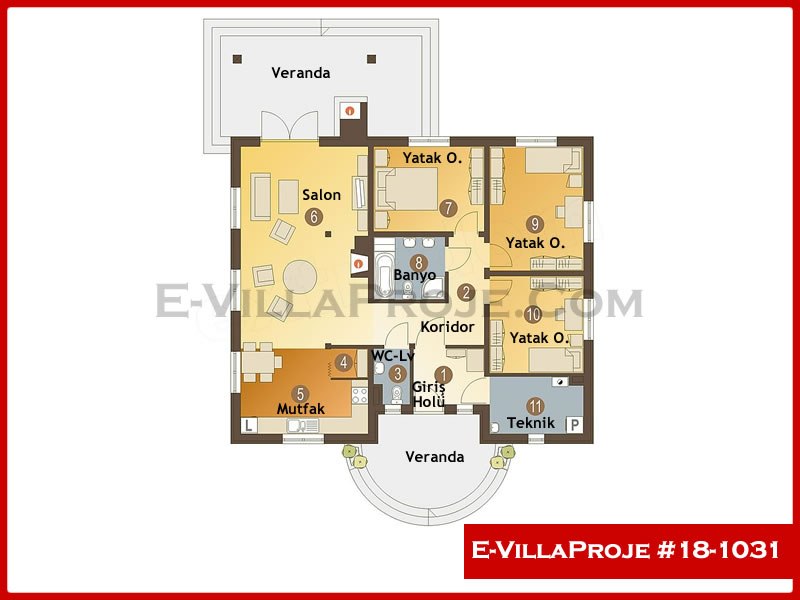 Modell 18-1031 — 139 m², 1 Geschoss thumbnail 2