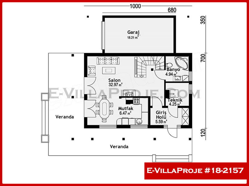 Model 18-2157 — 140 m², 2 storeys thumbnail 2