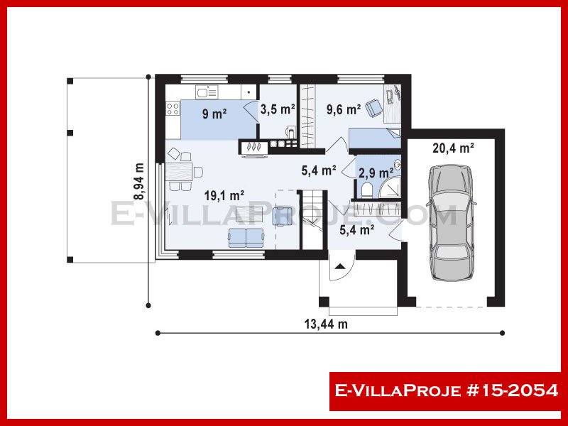 Model 15-2054 — 140 m², 2 Kat thumbnail 2