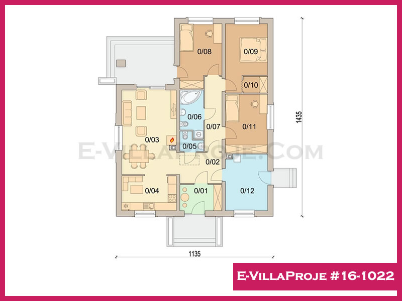 Model 16-1022 — 142 m², 1 storey thumbnail 2