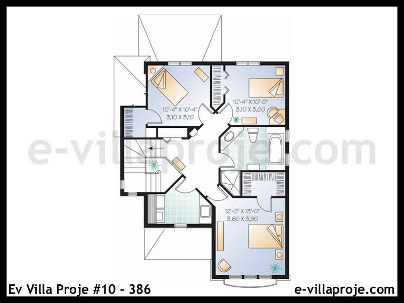 Model 10-386 — 143 m², 2 Kat thumbnail 3