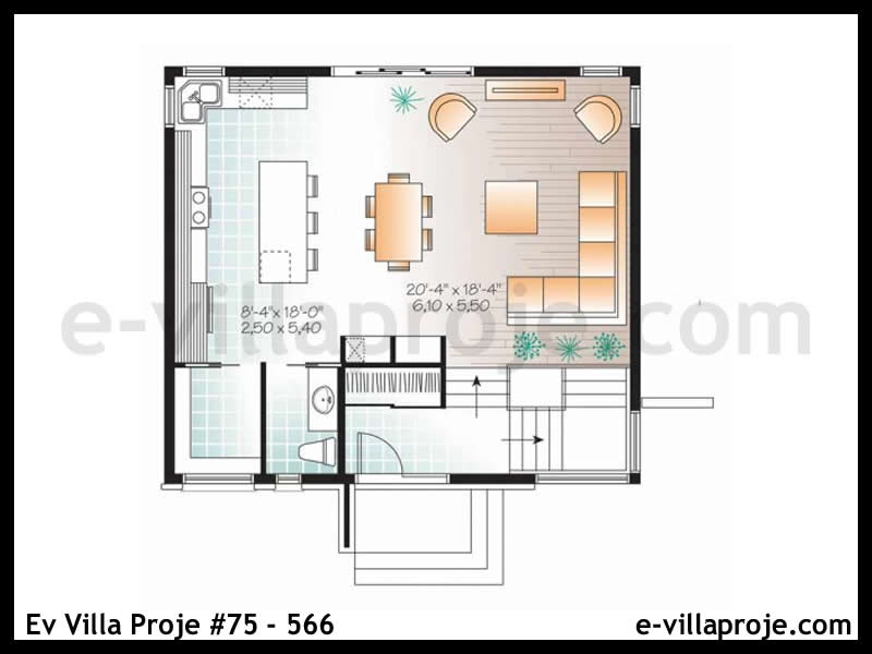 Model 75-566 — 143 m², 2 storeys thumbnail 2