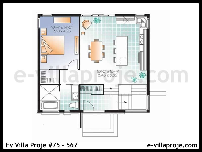 Model 75-567 — 143 m², 2 storeys thumbnail 2
