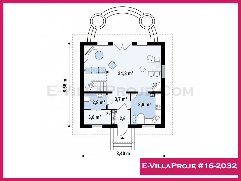 Model 16-2032 — 144 m², 2 storeys thumbnail 2