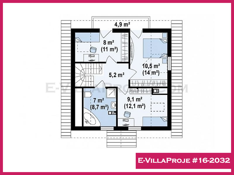 Model 16-2032 — 144 m², 2 storeys thumbnail 3