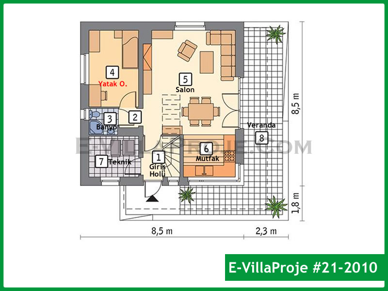 Modell 21-2010 — 144 m², 2 Geschosse thumbnail 2