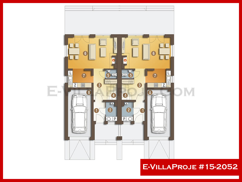 Model 15-2052 — 145 m², 2 storeys thumbnail 2