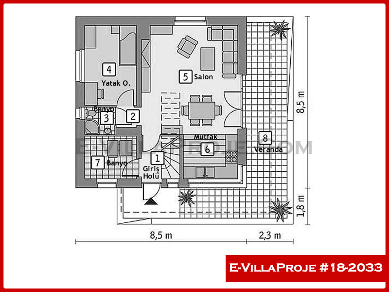 Modell 18-2033 — 145 m², 2 Geschosse thumbnail 2