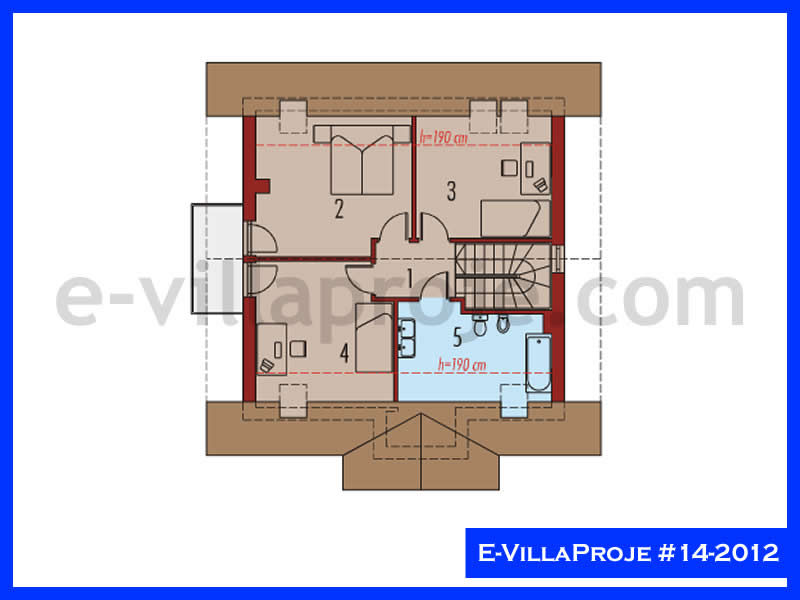 Model 14-2012 — 146 m², 2 storeys thumbnail 3