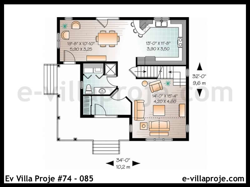 Model 74-085 — 146 m², 2 Kat thumbnail 2