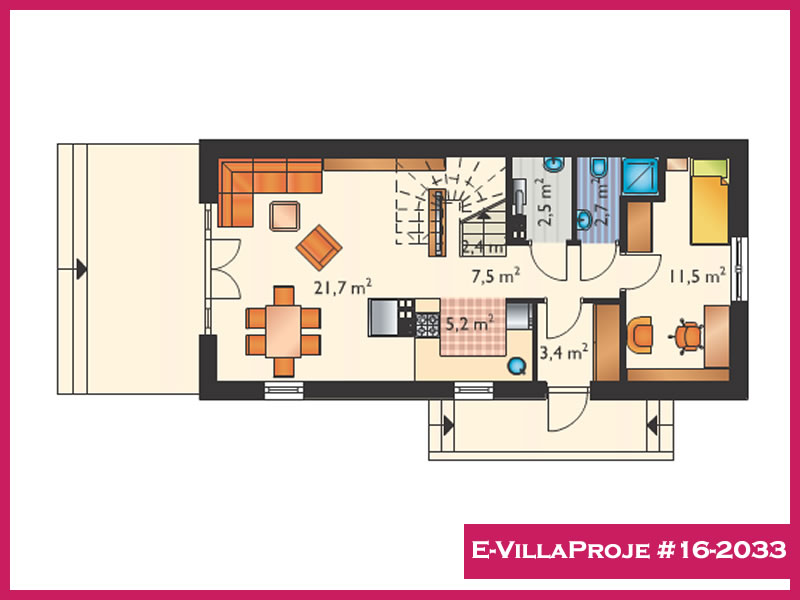 Modell 16-2033 — 148 m², 2 Geschosse thumbnail 2