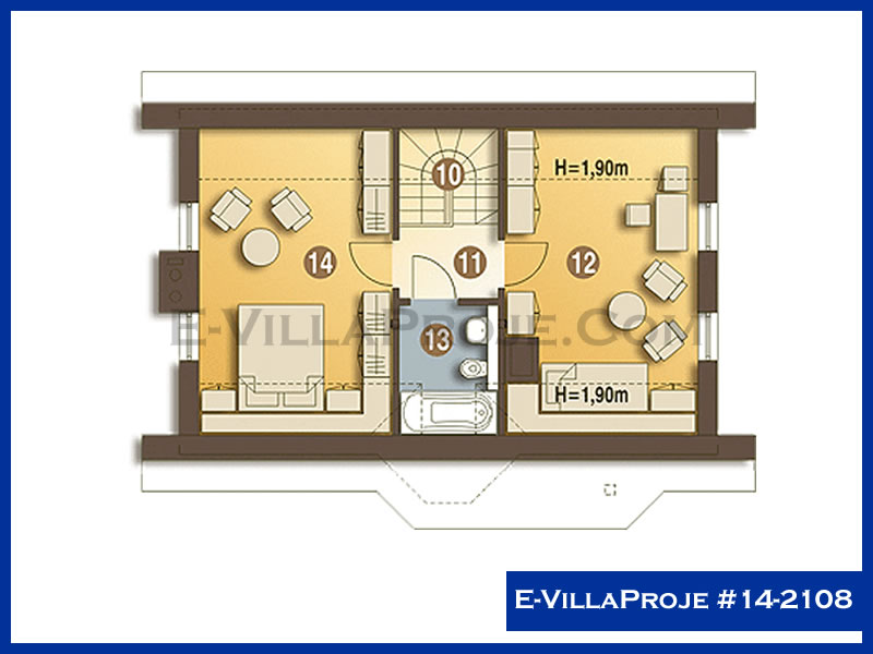 Model 14-2108 — 149 m², 2 Kat thumbnail 3