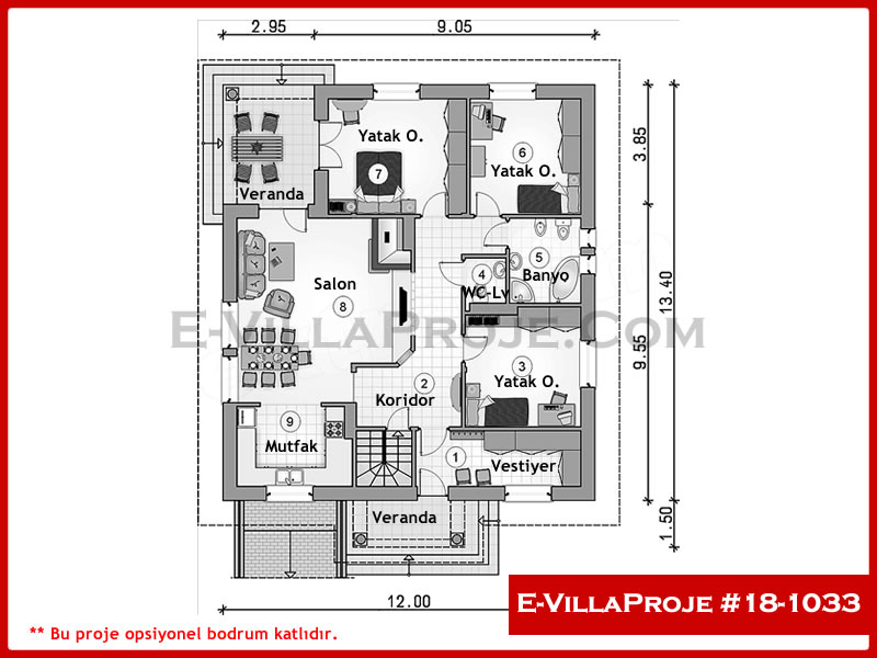 Model 18-1033 — 151 m², 1 Kat thumbnail 2