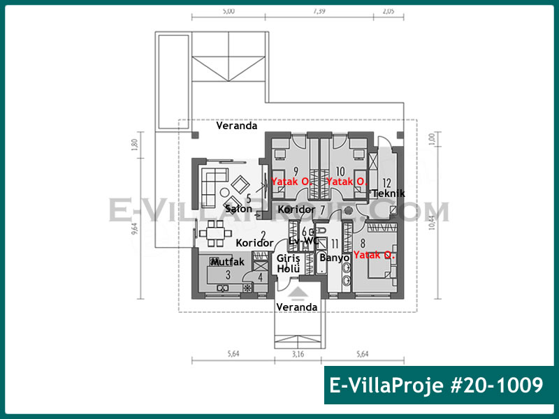 Model 20-1009 — 152 m², 1 Kat thumbnail 2