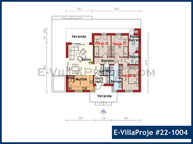 Model 22-1004 — 153 m², 1 Kat thumbnail 2