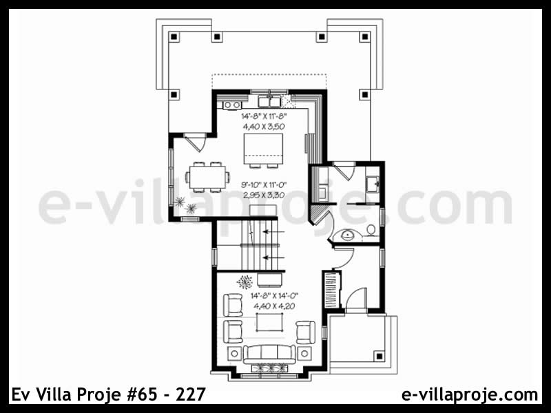 Modell 65-227 — 154 m², 2 Geschosse thumbnail 2