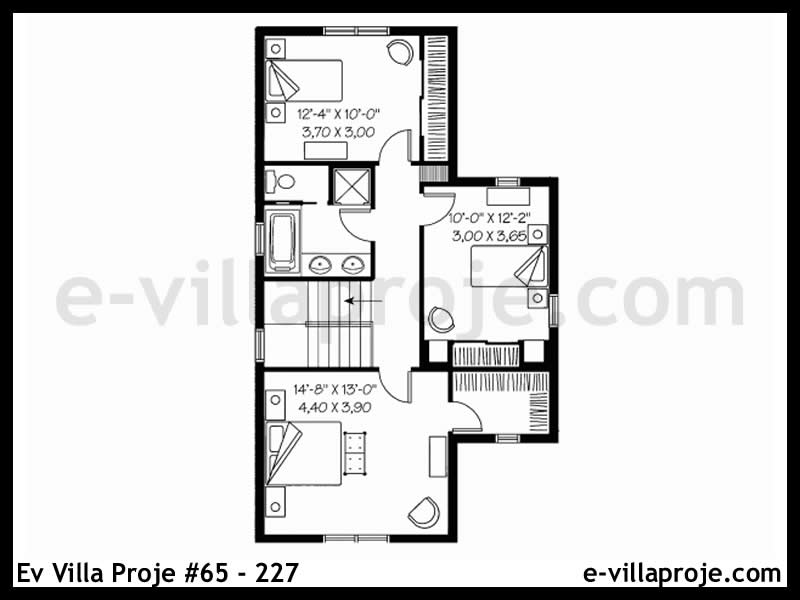 Modell 65-227 — 154 m², 2 Geschosse thumbnail 3