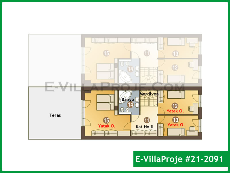 Model 21-2091 — 154 m², 2 Kat thumbnail 3
