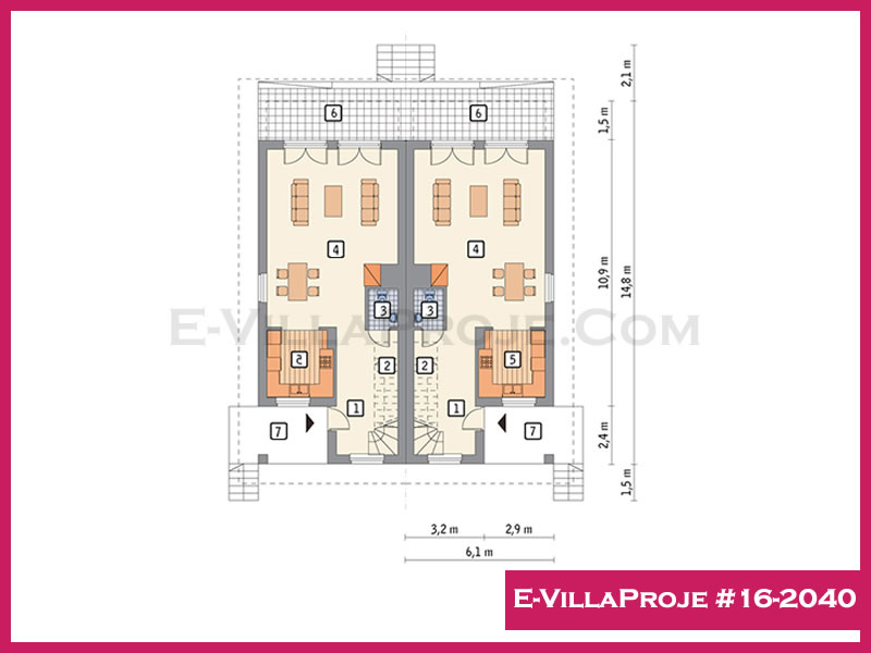 Model 16-2040 — 155 m², 2 Kat thumbnail 2