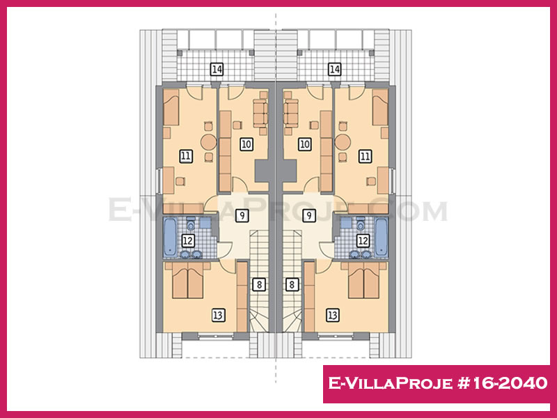 Model 16-2040 — 155 m², 2 Kat thumbnail 3