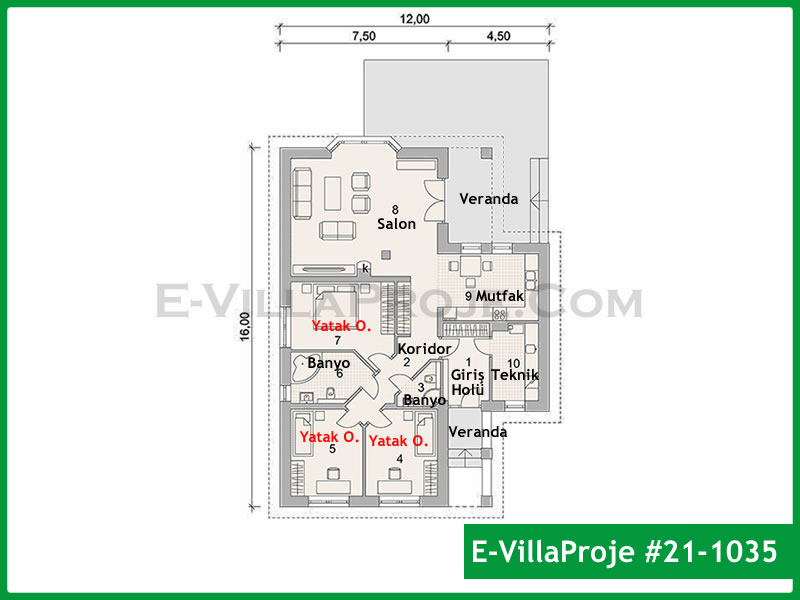 Model 21-1035 — 155 m², 1 Kat thumbnail 2
