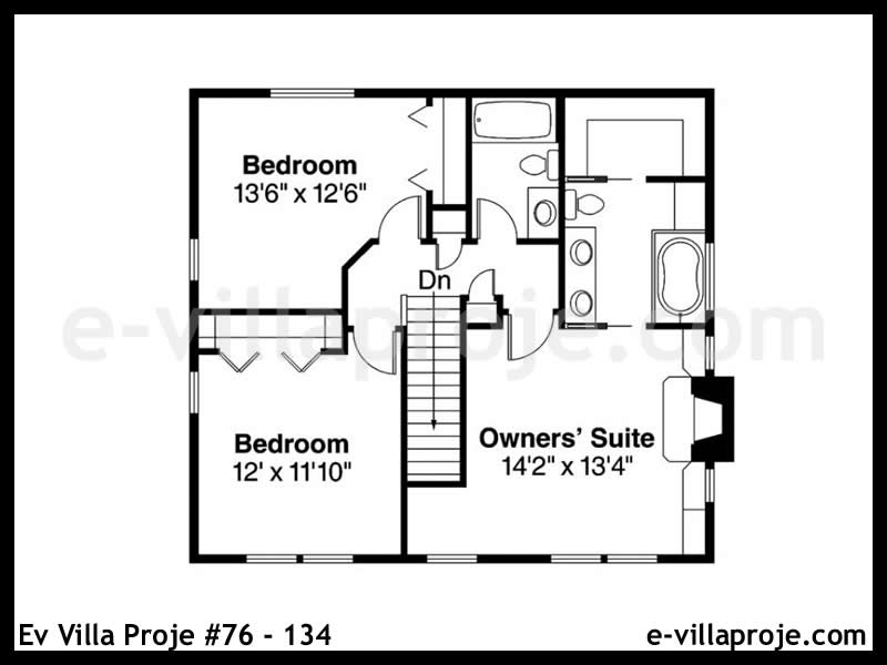 Modell 76-134 — 156 m², 2 Geschosse thumbnail 3