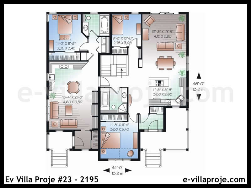Model 23-2195 — 156 m², 1 Kat thumbnail 2