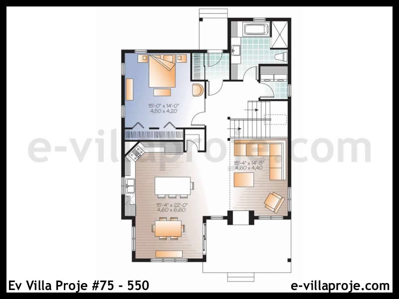 Model 75-550 — 157 m², 2 storeys thumbnail 2