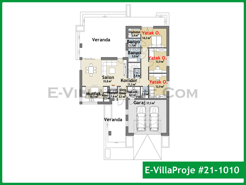 Model 21-1010 — 159 m², 1 Kat thumbnail 2