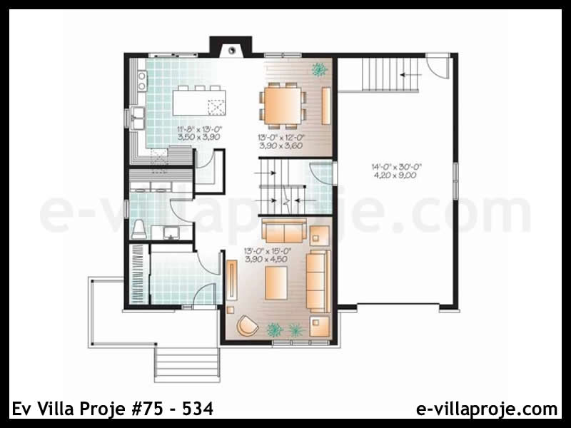 Model 75-534 — 160 m², 2 Kat thumbnail 2