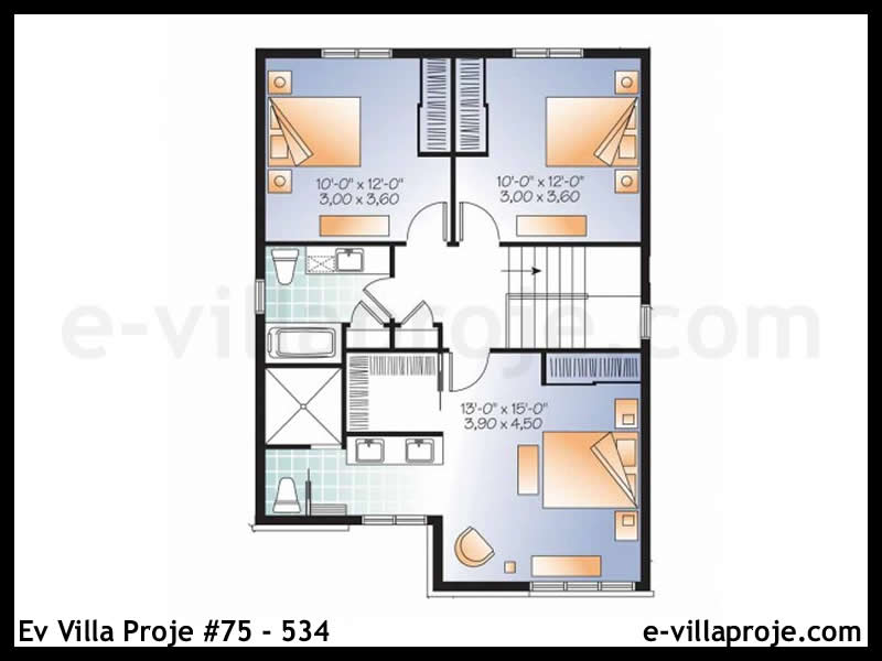 Model 75-534 — 160 m², 2 Kat thumbnail 3