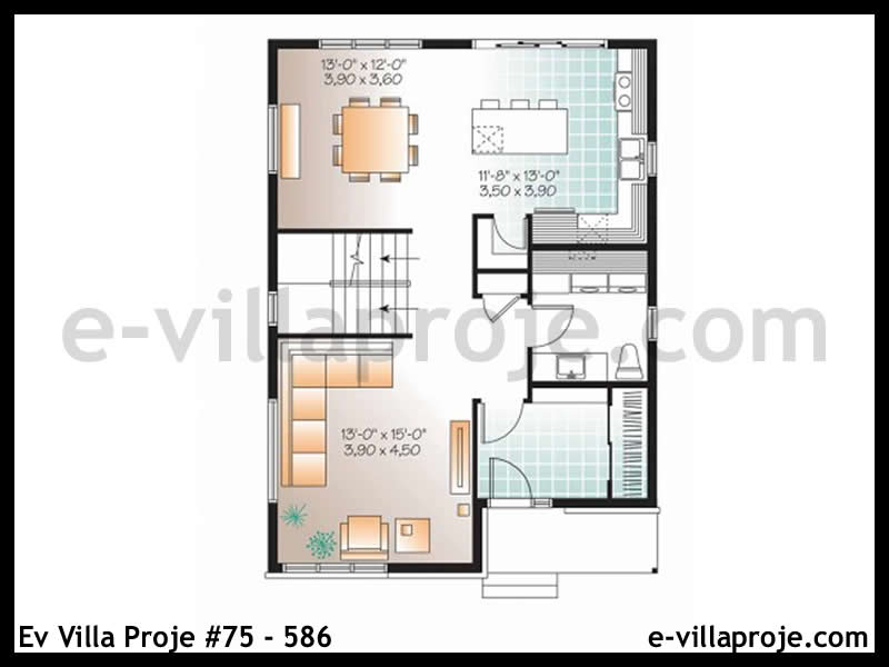 Model 75-586 — 160 m², 2 Kat thumbnail 2