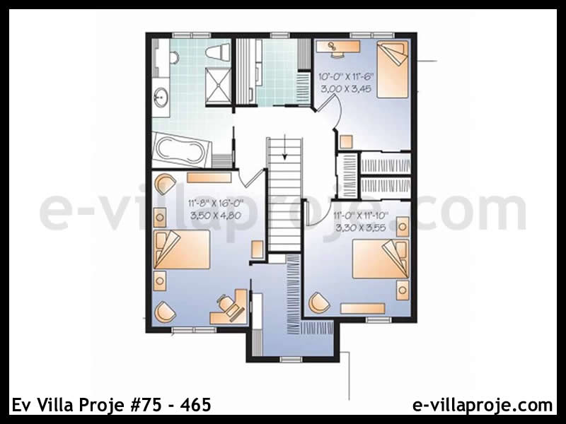 Model 75-465 — 160 m², 2 Kat thumbnail 3
