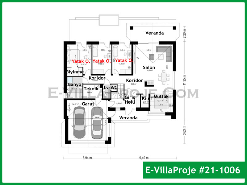 Model 21-1006 — 160 m², 1 Kat thumbnail 2