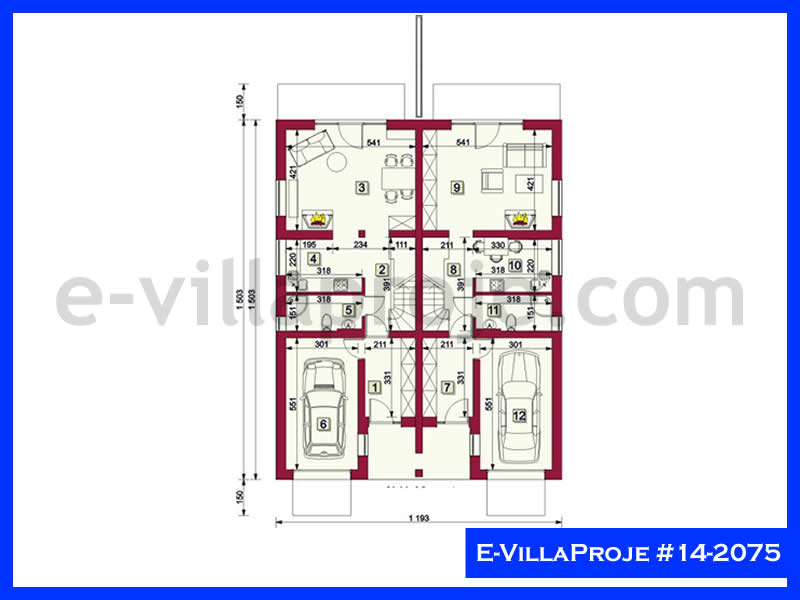 Model 14-2075 — 161 m², 2 Kat thumbnail 2